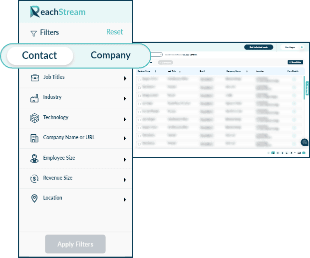 Create DIY prospecting list with ReachStream.